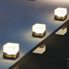Waterproof Mountain Scene Solar Post Cap Light Outdoor LED Landscape Decorative Fence Lighting