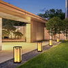 Waterproof Outdoor Garden Lawn Lamp Stainless Steel Landscape Light with Decorative Hollow Flower Pattern