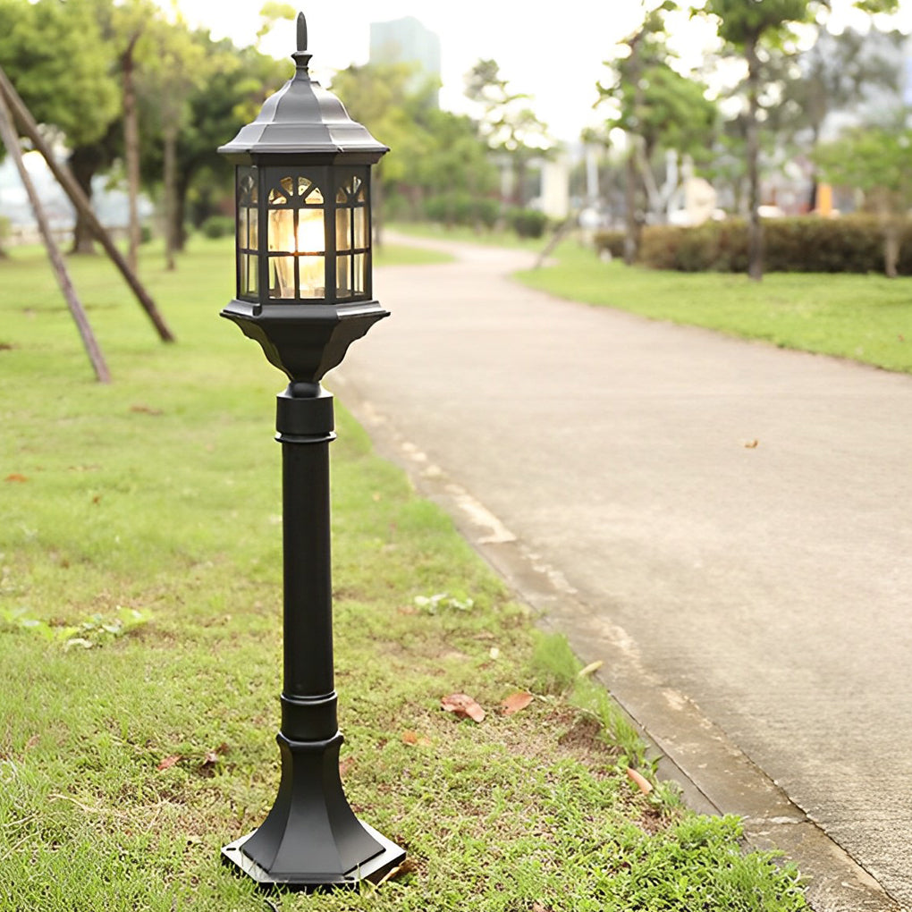 Waterproof Outdoor Lawn Light Retro Die Cast Aluminum Pathway Lamp for Garden and Landscape Lighting
