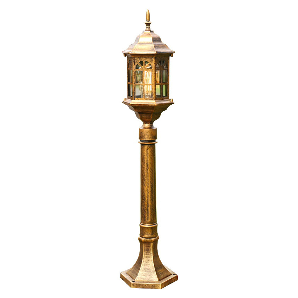 Waterproof Outdoor Lawn Light Retro Die Cast Aluminum Pathway Lamp for Garden and Landscape Lighting