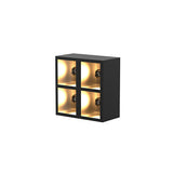 Waterproof Outdoor LED Wall Sconce with Integrated Flowerpot Black Exterior Light