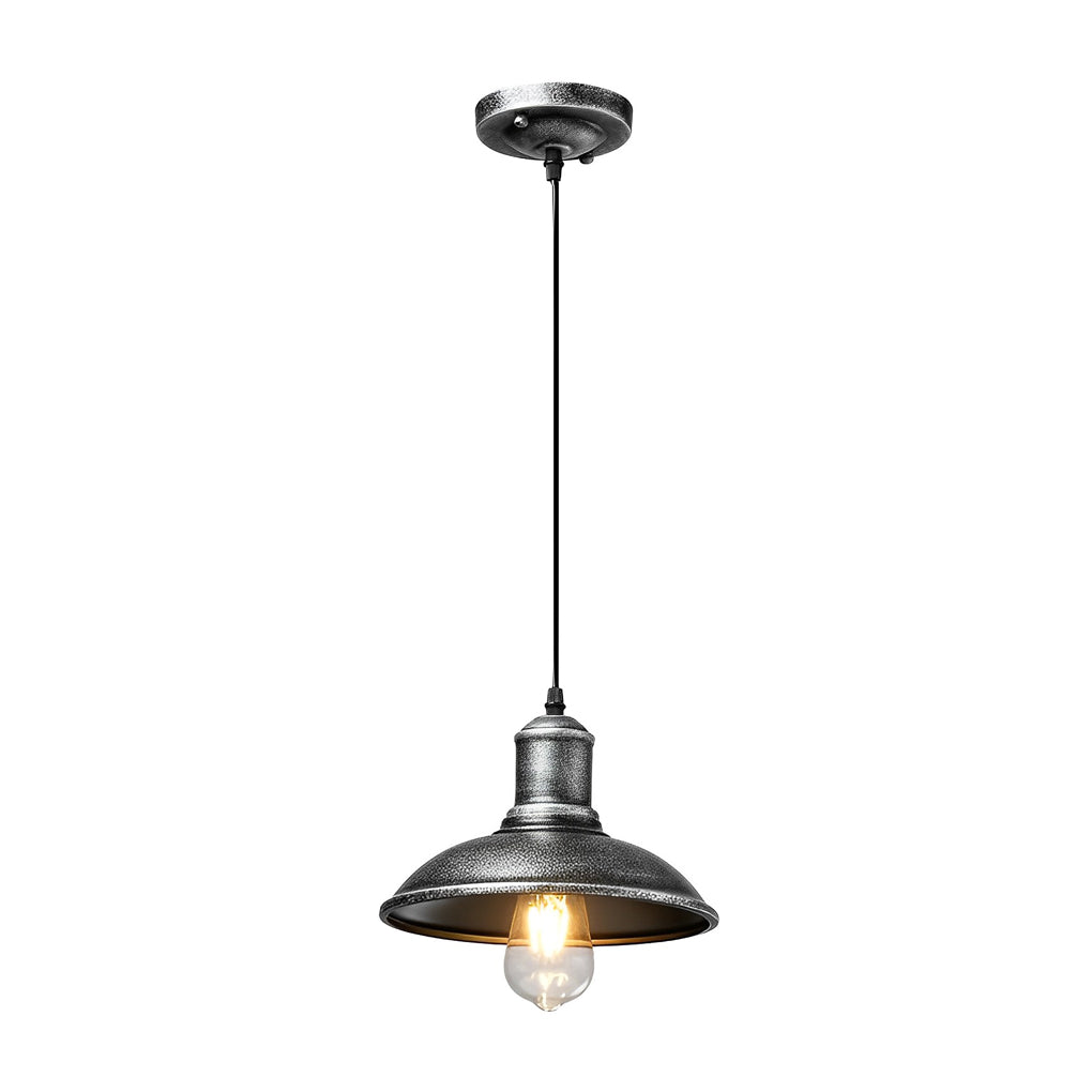 Waterproof Round Iron LED Outdoor Chandelier Retro Industrial Style Hanging Light for Porch