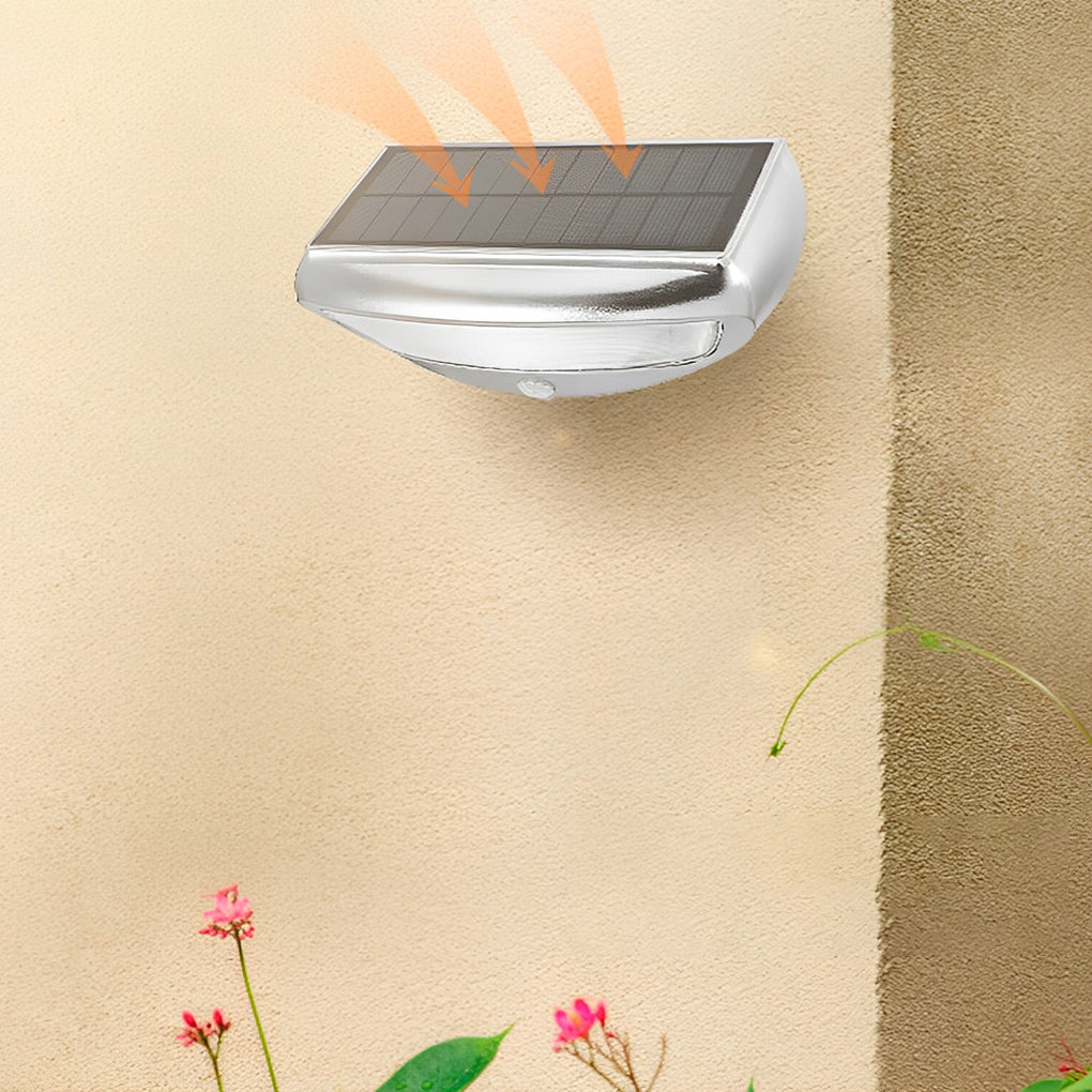 Waterproof Solar Powered Motion Sensor Wall Light with 45 Degree Adjustable Head for Garden Security