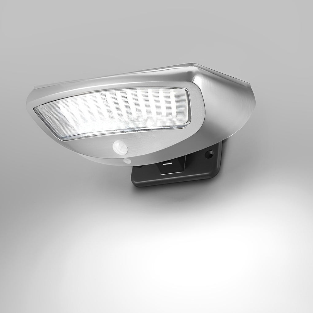 Waterproof Solar Powered Motion Sensor Wall Light with 45 Degree Adjustable Head for Garden Security