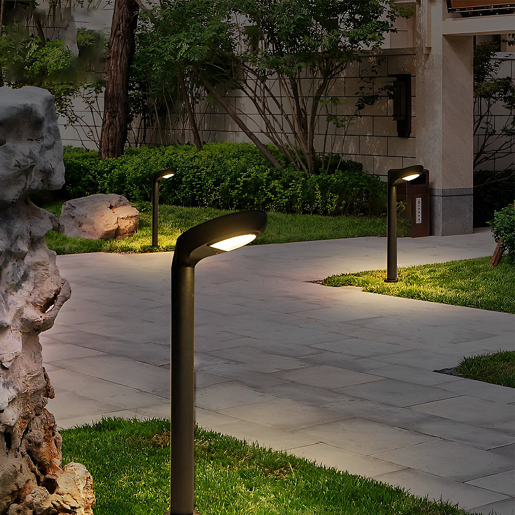 Waterproof Solar Powered Outdoor LED Pathway Bollard Garden Lamp