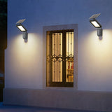 Waterproof Solar Powered Outdoor LED Wall Sconce Modern Aluminum Garden Path Lighting