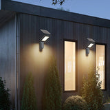 Waterproof Solar Powered Outdoor LED Wall Sconce Modern Aluminum Garden Path Lighting
