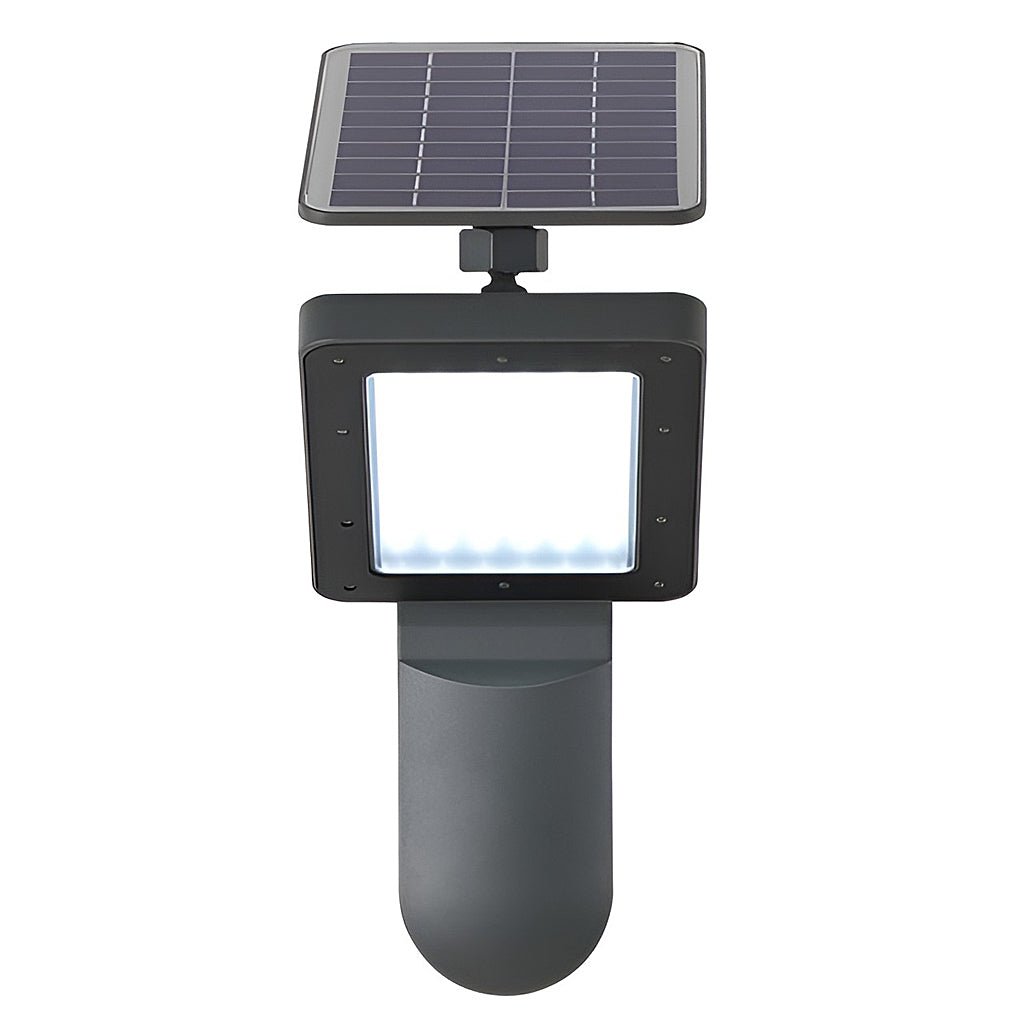 Waterproof Solar Powered Outdoor LED Wall Sconce Modern Aluminum Garden Path Lighting