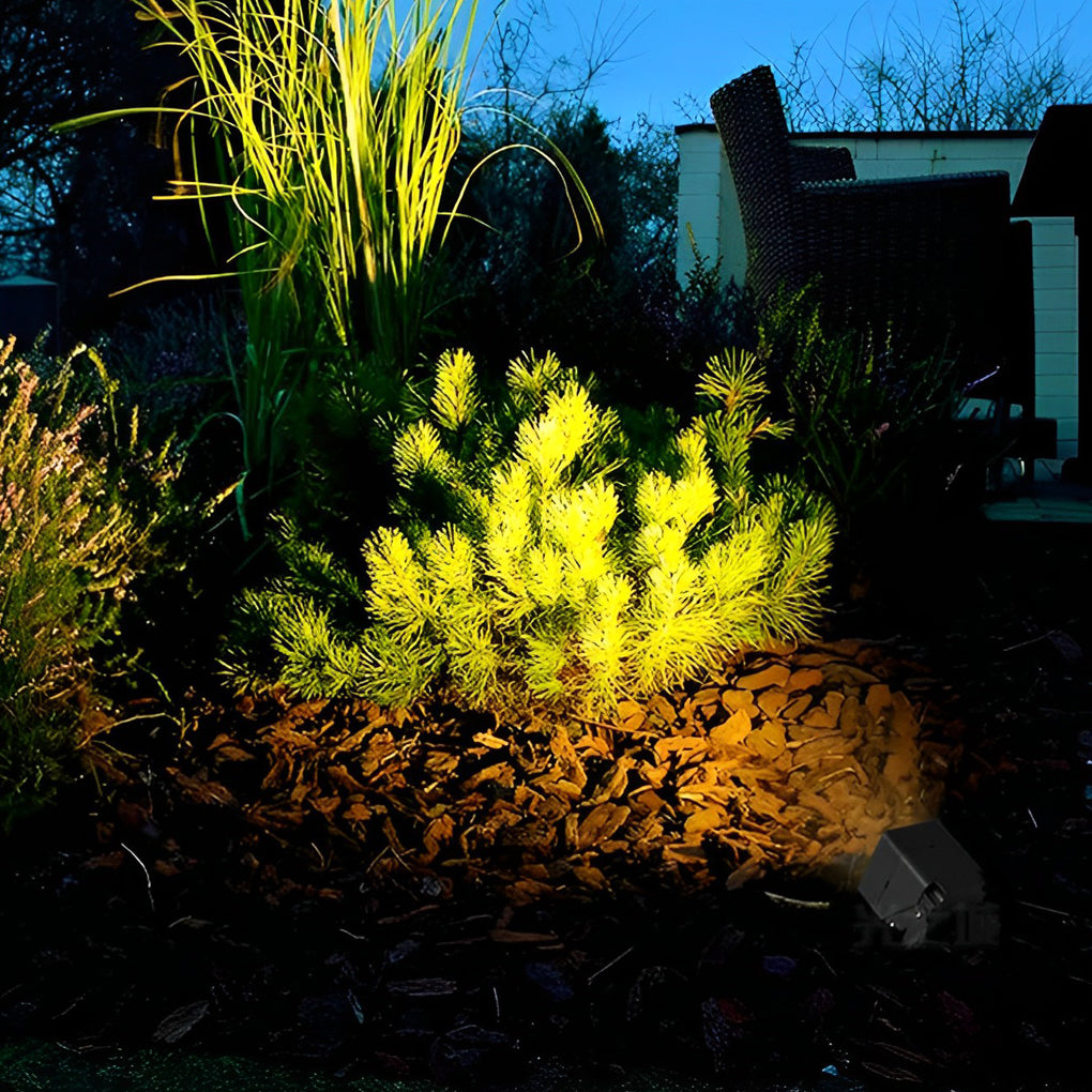 Waterproof Square LED Outdoor Spotlight for Garden and Wall Lighting Adjustable Landscape Lamp