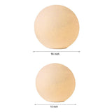 Waterproof White Resin Moon Ball LED Outdoor Post Light Modern Round Fence Sphere Lighting