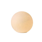 Waterproof White Resin Moon Ball LED Outdoor Post Light Modern Round Fence Sphere Lighting