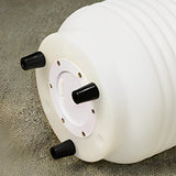 Waterproof White Solar LED Cylinder Camping Lantern Portable Outdoor Table Lamp with Remote