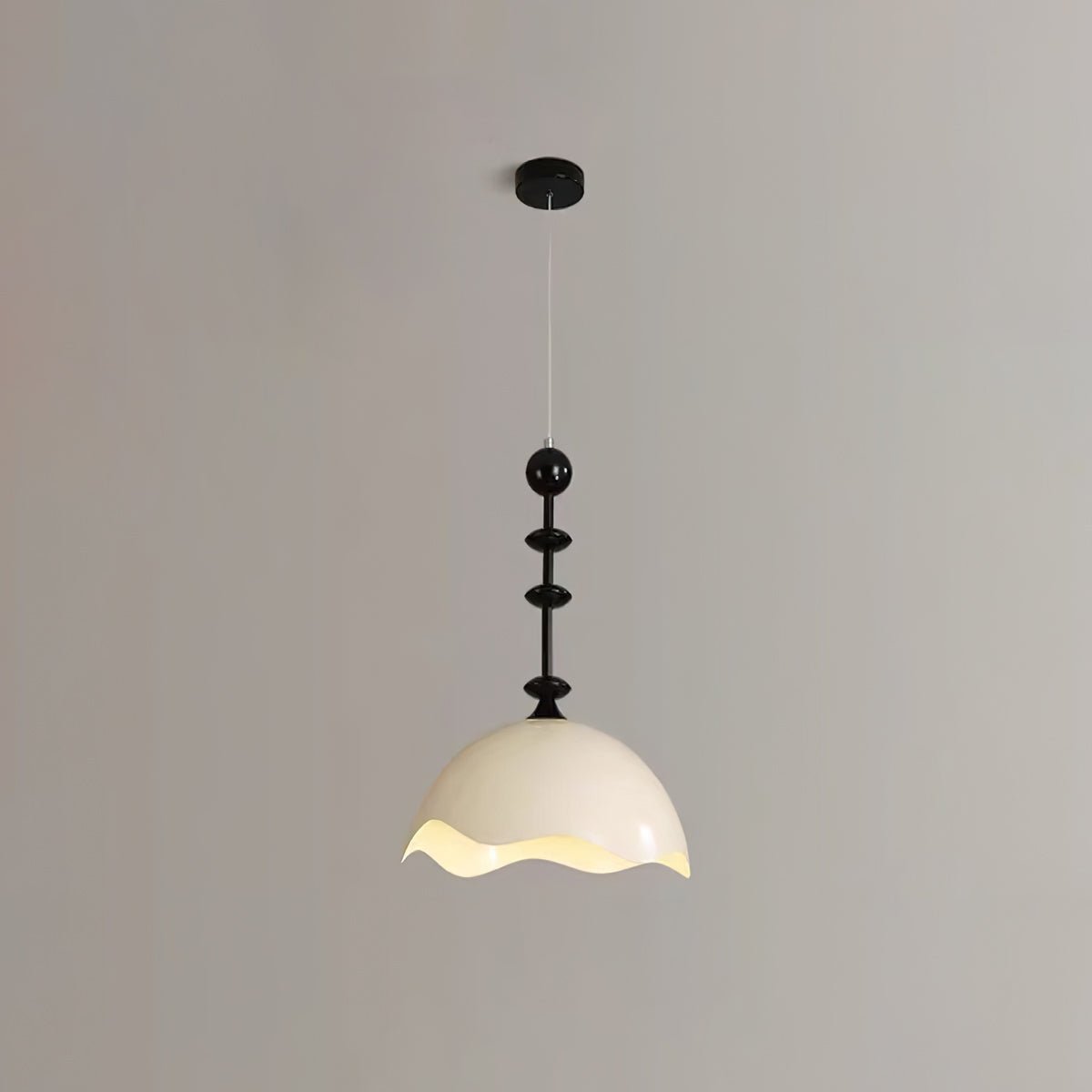 Wave Crest Modern LED Pendant Light with Organic Wave Design for Dining and Living Spaces
