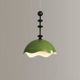 Wave Crest Modern LED Pendant Light with Organic Wave Design for Dining and Living Spaces