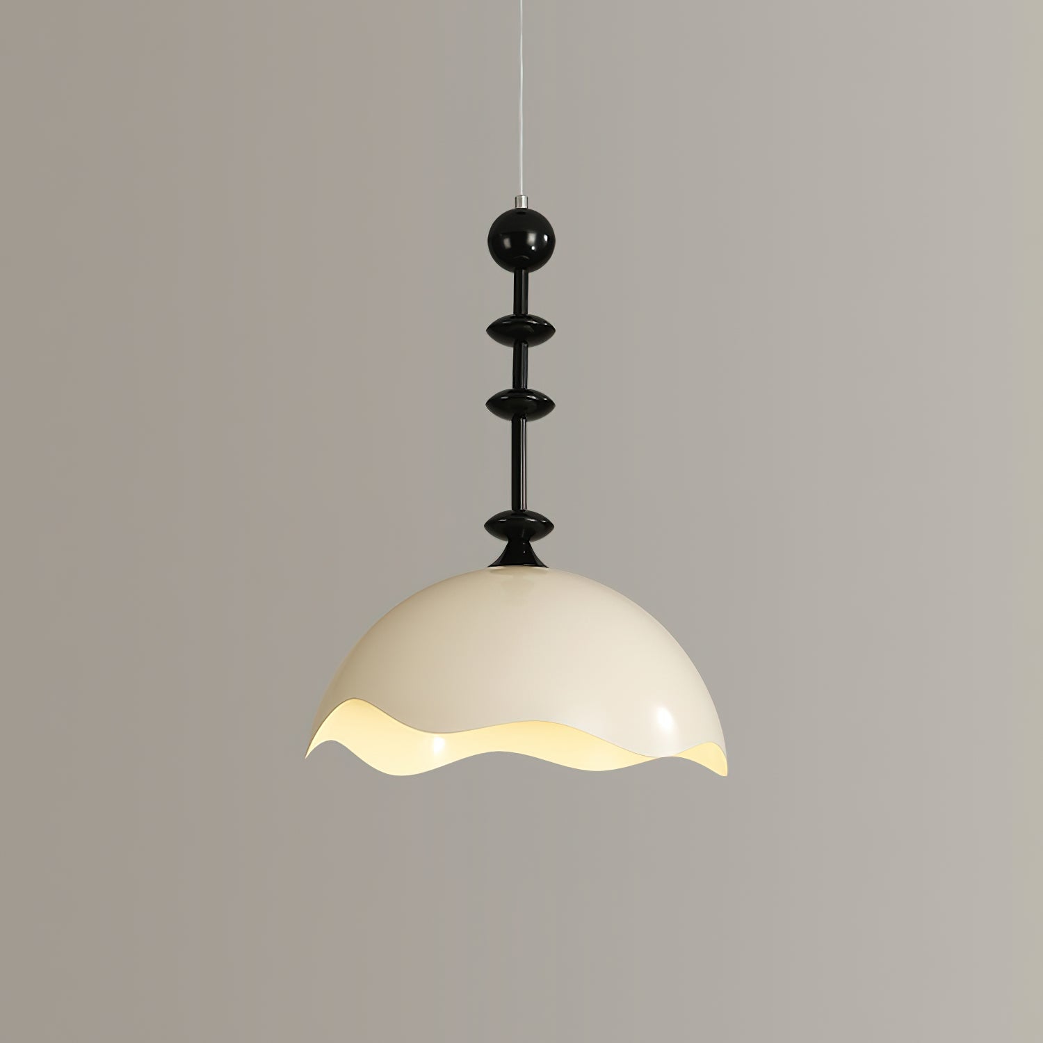 Wave Crest Modern LED Pendant Light with Organic Wave Design for Dining and Living Spaces