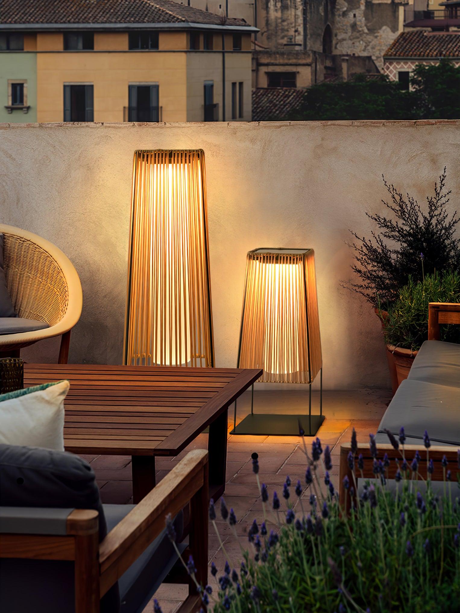 weatherproof-plastic-rattan-outdoor-post-light-for-garden-path-with-solar-and-hardwired-options