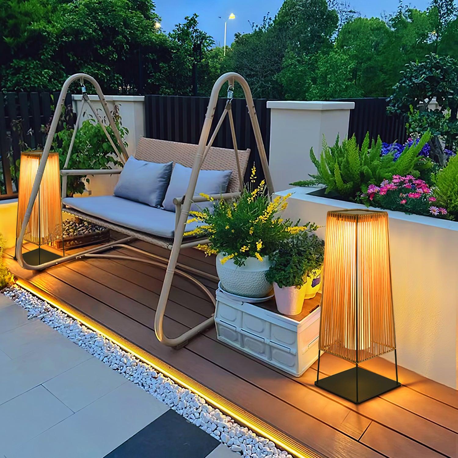 weatherproof-plastic-rattan-outdoor-post-light-for-garden-path-with-solar-and-hardwired-options