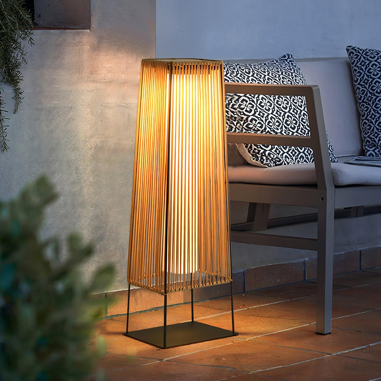 weatherproof-plastic-rattan-outdoor-post-light-for-garden-path-with-solar-and-hardwired-options