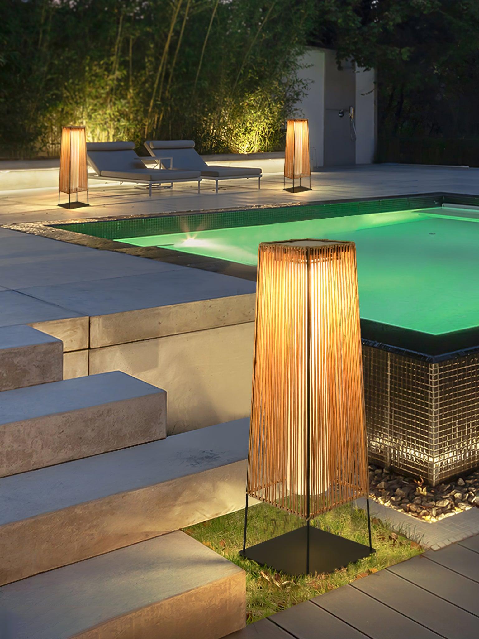 weatherproof-plastic-rattan-outdoor-post-light-for-garden-path-with-solar-and-hardwired-options