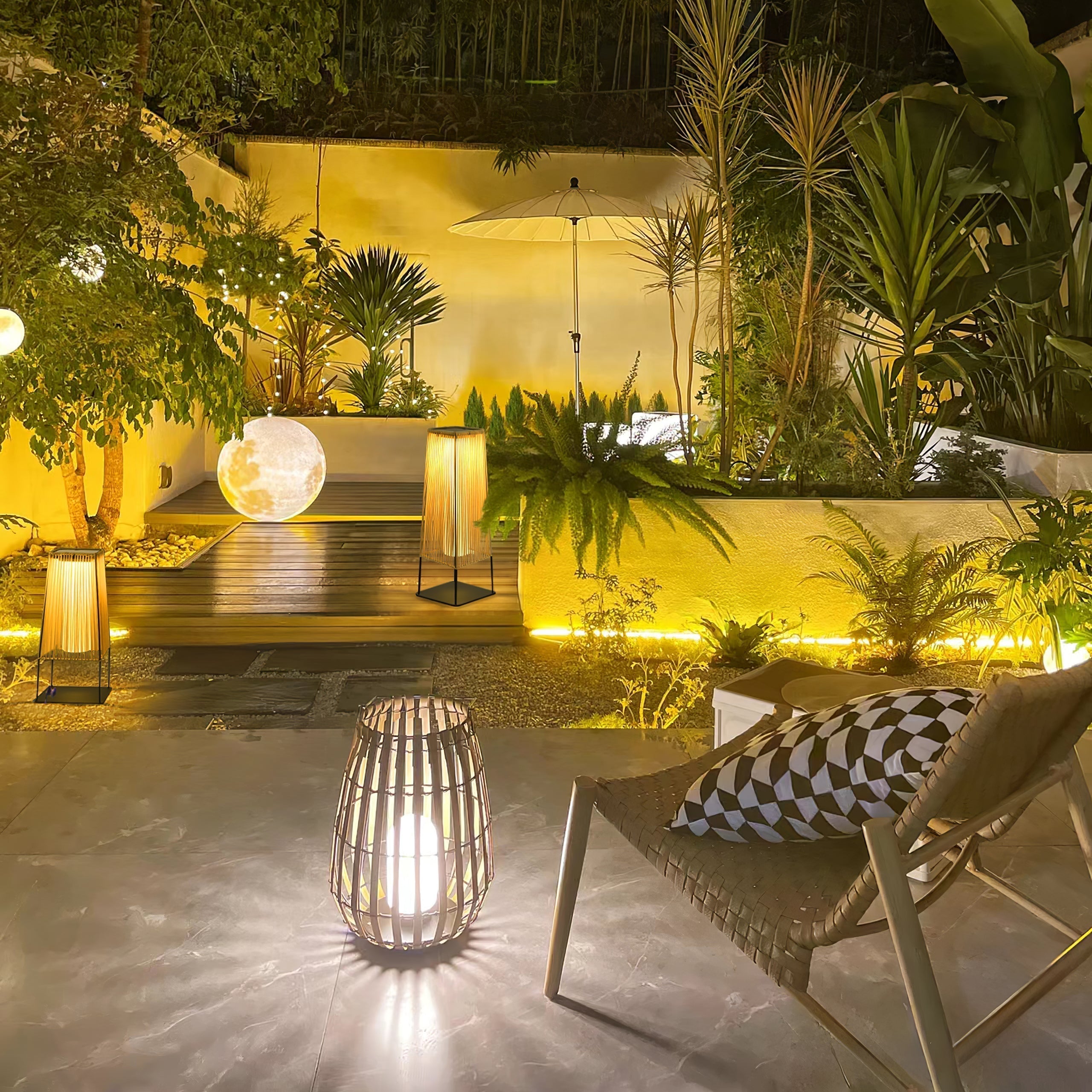 weatherproof-plastic-rattan-outdoor-post-light-for-garden-path-with-solar-and-hardwired-options