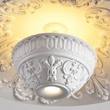 White Flying Saucer Resin Pendant Lamp Modern Integrated LED Hanging Light Fixture