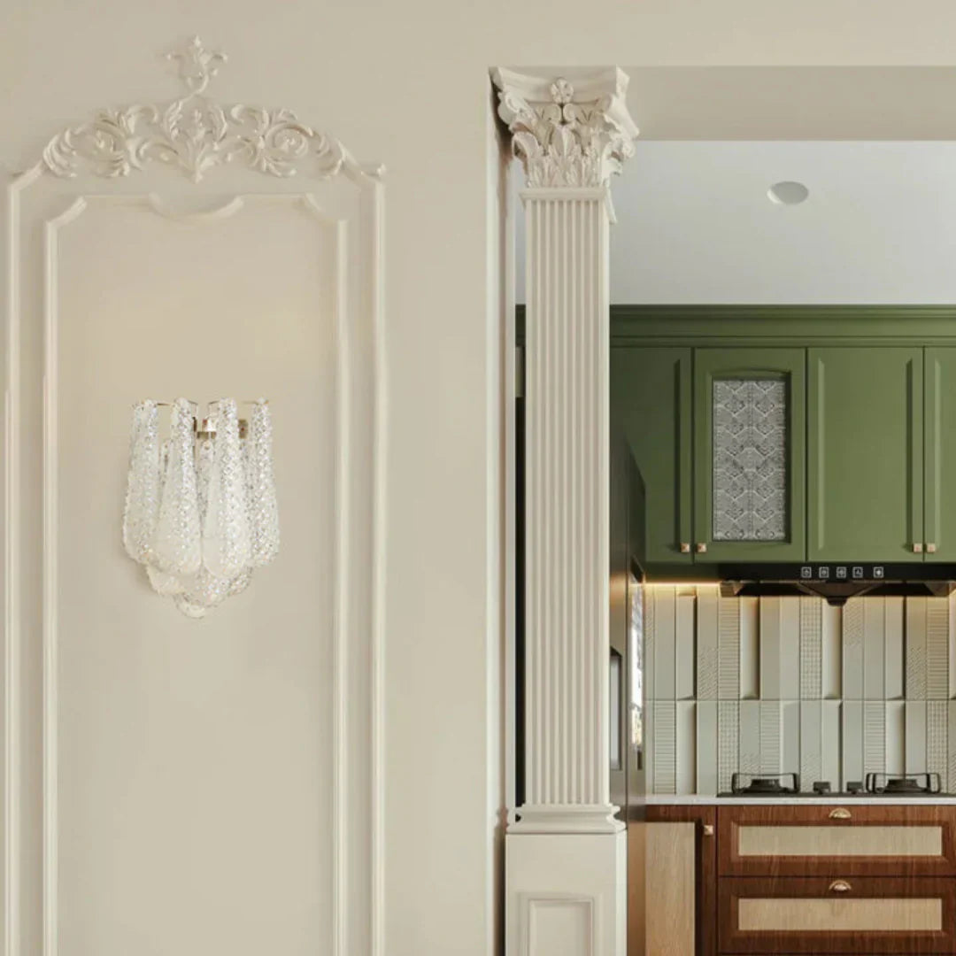 white-murano-petals-glass-wall-sconce-iridescent-alabaster-disc-wall-light