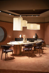 White Nuvola Cloud Shaped Fiberglass Pendant Lamp Modern Textured Hanging Light