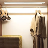 Wireless Rechargeable LED Under Cabinet Motion Sensor Light Battery Operated Kitchen Wardrobe Lamp
