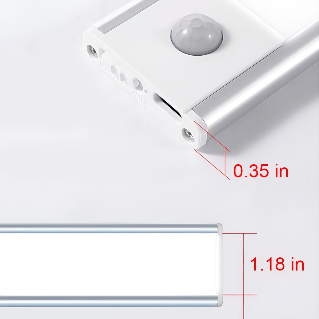 Wireless Rechargeable LED Under Cabinet Motion Sensor Light Battery Operated Kitchen Wardrobe Lamp