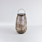 Woven Rattan Landscape Lantern Outdoor Floor Lamp IP65 Waterproof Garden Light