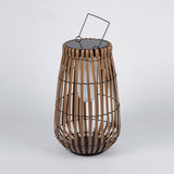 Woven Rattan Landscape Lantern Outdoor Floor Lamp IP65 Waterproof Garden Light