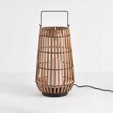 Woven Rattan Landscape Lantern Outdoor Floor Lamp IP65 Waterproof Garden Light