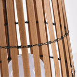 Woven Rattan Landscape Lantern Outdoor Floor Lamp IP65 Waterproof Garden Light
