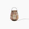 Woven Rattan Landscape Lantern Outdoor Floor Lamp IP65 Waterproof Garden Light