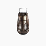 Woven Rattan Landscape Lantern Outdoor Floor Lamp IP65 Waterproof Garden Light