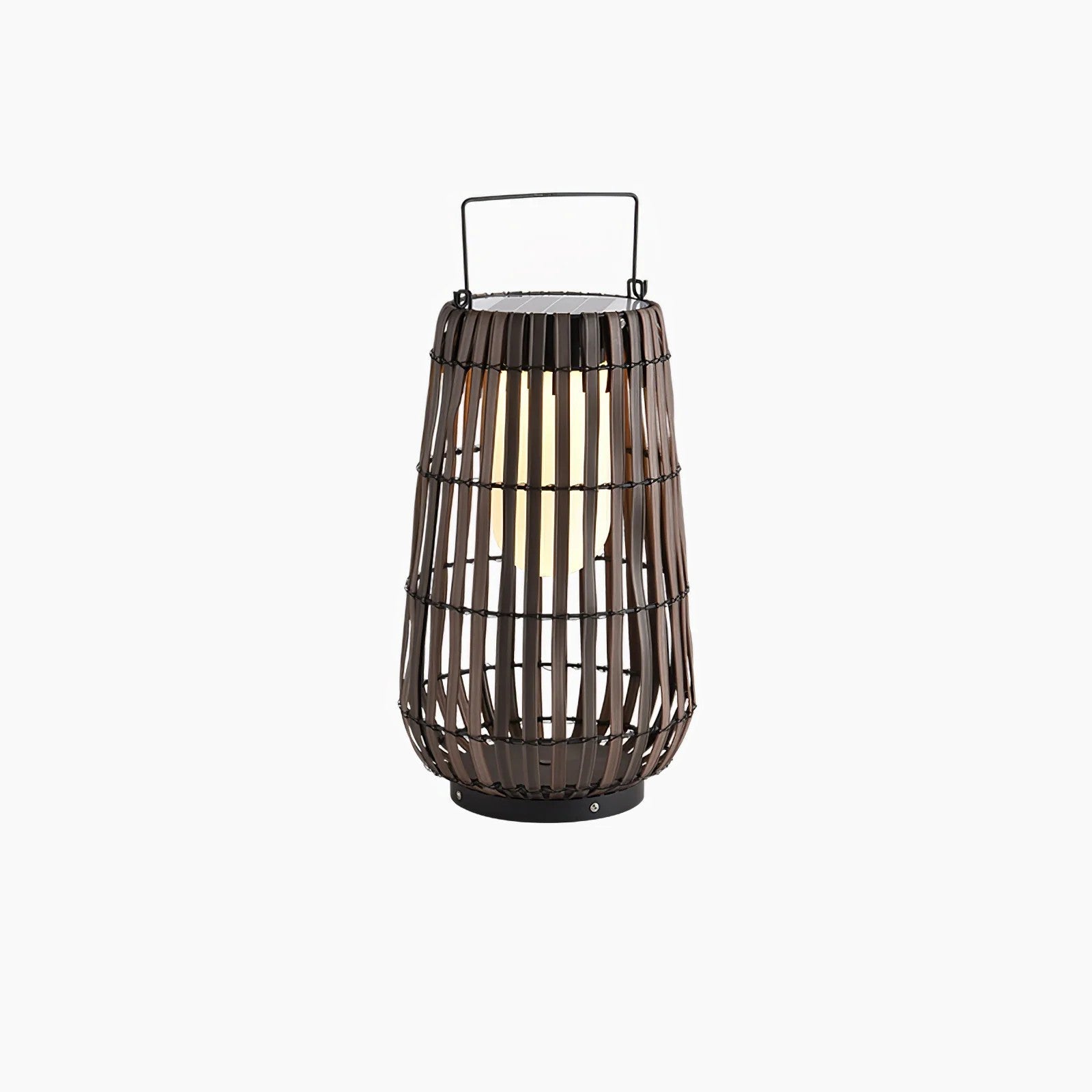 Woven Rattan Landscape Lantern Outdoor Floor Lamp IP65 Waterproof Garden Light