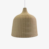 Woven Rattan Pendant Light Natural Handmade Hanging Lamp for Kitchen and Bedroom