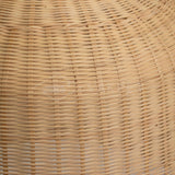 Woven Rattan Pendant Light Natural Handmade Hanging Lamp for Kitchen and Bedroom