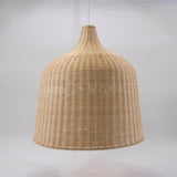 Woven Rattan Pendant Light Natural Handmade Hanging Lamp for Kitchen and Bedroom