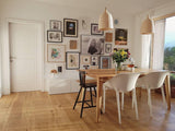 Woven Rattan Pendant Light Natural Handmade Hanging Lamp for Kitchen and Bedroom