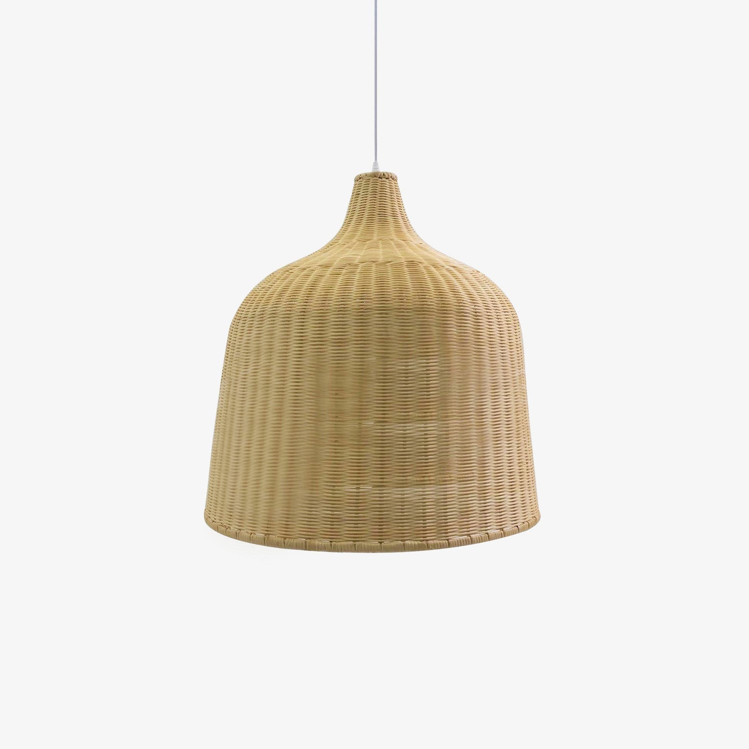 Woven Rattan Pendant Light Natural Handmade Hanging Lamp for Kitchen and Bedroom