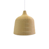 Woven Rattan Pendant Light Natural Handmade Hanging Lamp for Kitchen and Bedroom