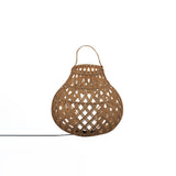 Woven Sphere Solar Lantern Decorative Outdoor Garden Lamp and Architectural Table Light