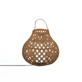Woven Sphere Solar Lantern Decorative Outdoor Garden Lamp and Architectural Table Light