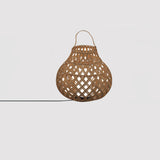 Woven Sphere Solar Lantern Decorative Outdoor Garden Lamp and Architectural Table Light