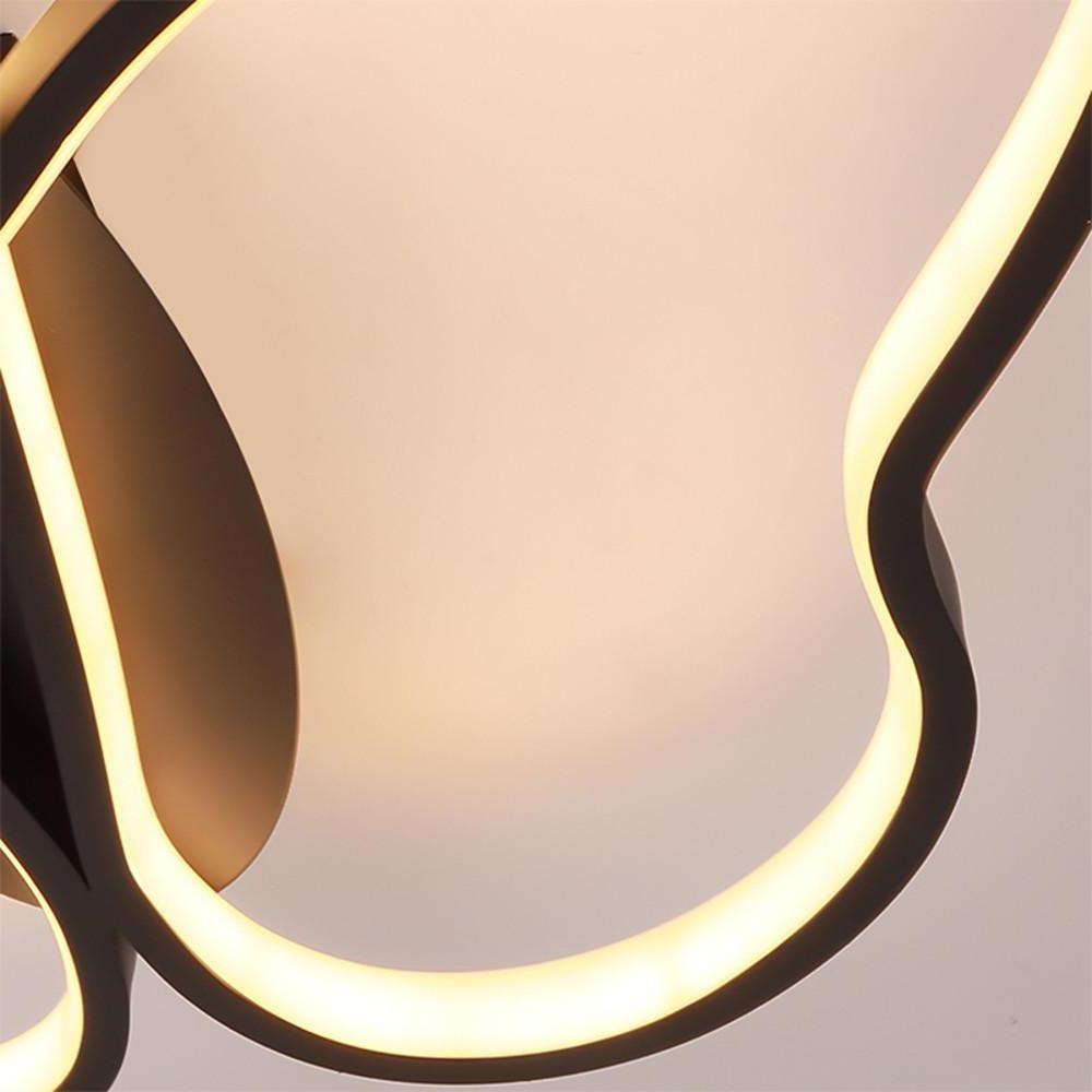 Modern Butterfly Shape LED Flush Mount Ceiling Light for Kids Bedroom and Nursery 20 Inch