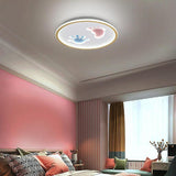 20 Inch Modern LED Kids Room Ceiling Light Hand and Footprint Design Acrylic Flush Mount Fixture