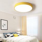 Modern 16 Inch Round LED Flush Mount Ceiling Light Slim Low Profile Fixture for Bedroom Kitchen Hallway