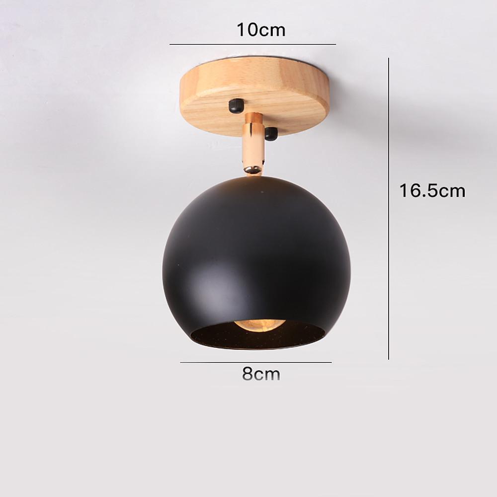 Modern Semicircular Metal LED Pendant Light Adjustable Rustic Hanging Ceiling Lamp for Entryway