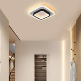 Modern Double Square LED Flush Mount Ceiling Light Fixture for Kitchen Sink